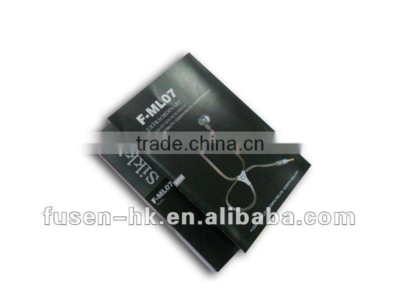 Fashion design earphone/earbuds for 2016 China wholesale