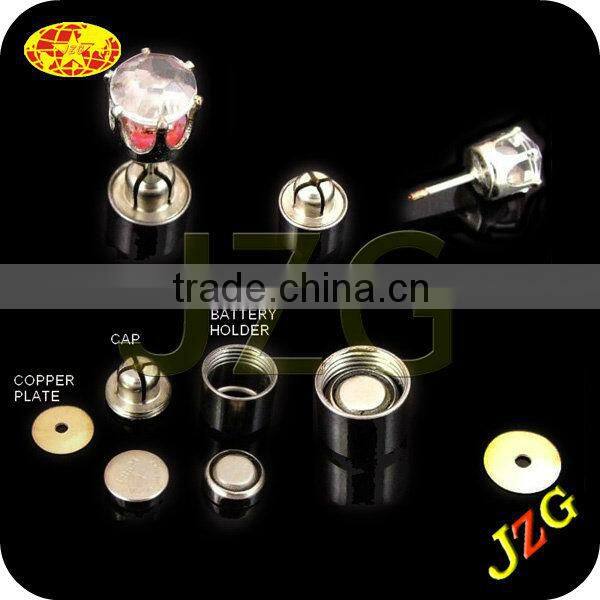 China factory wholesale New products Led fashion blinking colorful diamond earring