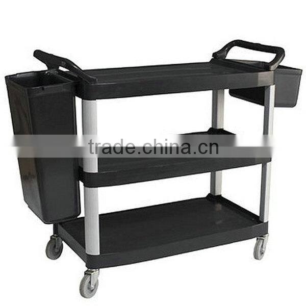 3-tier Outdoor Kitchen Dish Collecting Trolley Serving Cart