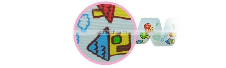 red polyester ribbon bow with loop for bottle decoration