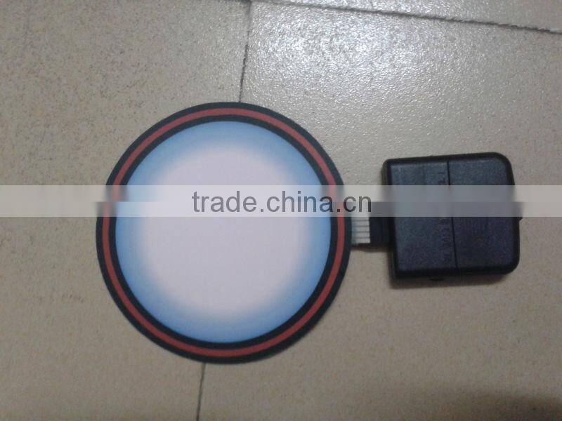 Iron Man4 sound active El T shirt with 2pcs AA wireless inverter