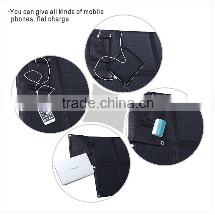 folding portable 60w sunpower solar panels with controller