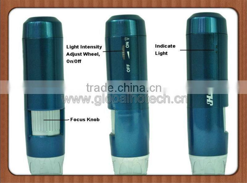 5~200 portable digital microscope for mobile phone and tablet PC