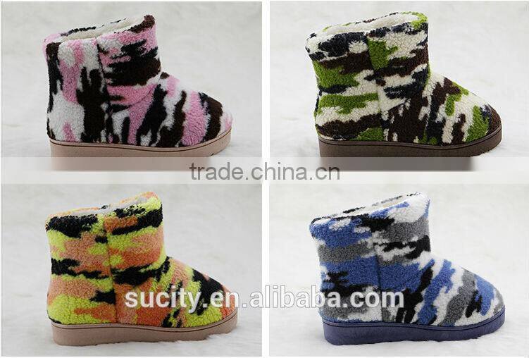 anti-slip kids winter military snow boot