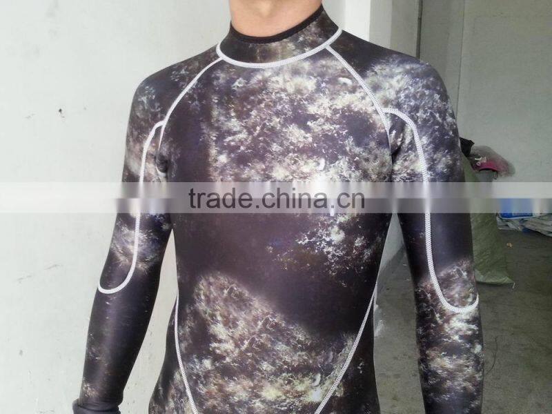 2014 fashion and top design comfortable and durable neoprene camo wet suit