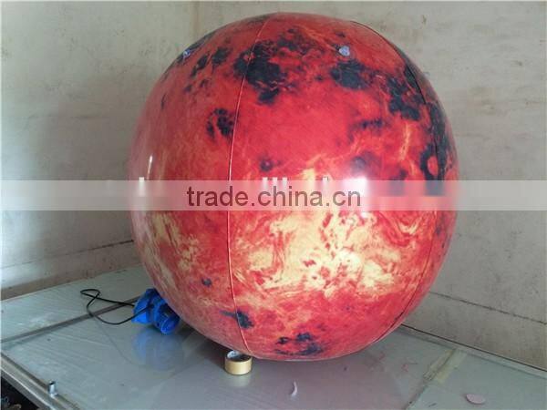 2015 hot sale custom inflatable earth globe,inflatable world globe,jupiter led for gaint inflatable solar system decoration