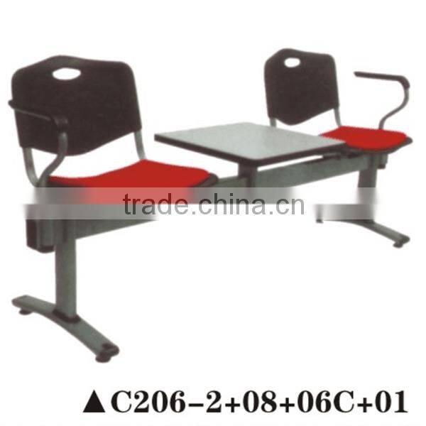 Used amusement park waiting chair airport bench seating E204-2