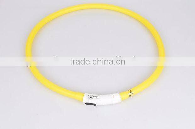 New Usb Rechargeable Led Flashing Dog Collar