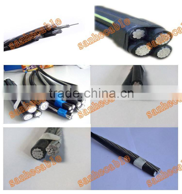 4AWG /21.51mm2 (7/1.96mm) Overhead Bare aluminum/Alloy Conductor AAC /AAAC Cable