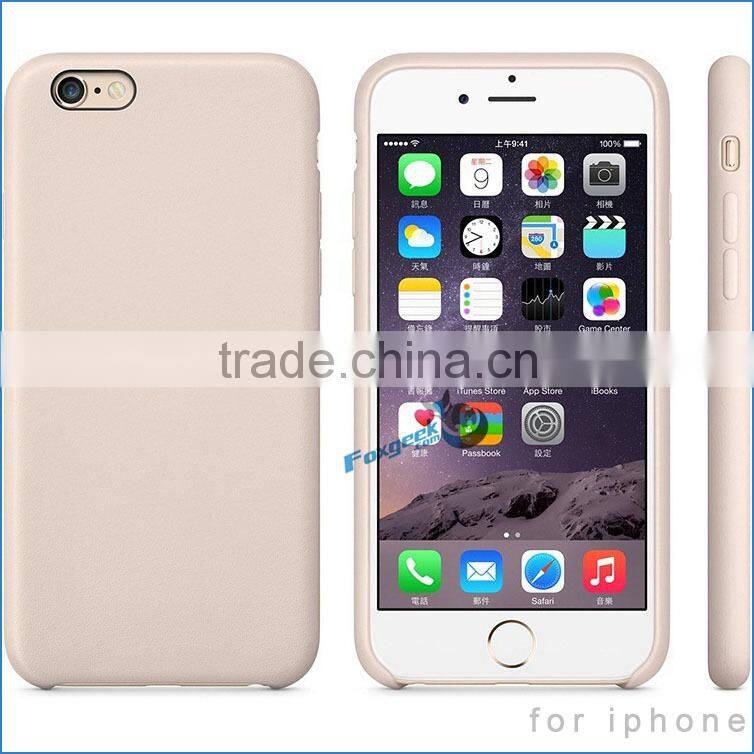 New products !!! Leather Cheap Mobile Phone leather Case and waterproof cover For iPhone 6, phone accessory factory