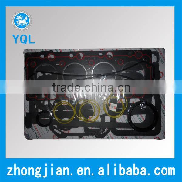 Shanghai-50 tractor spare parts, 495A diesel engine full gasket set with oil seal