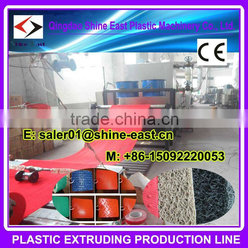 PVC coil mat machine / carpet production line