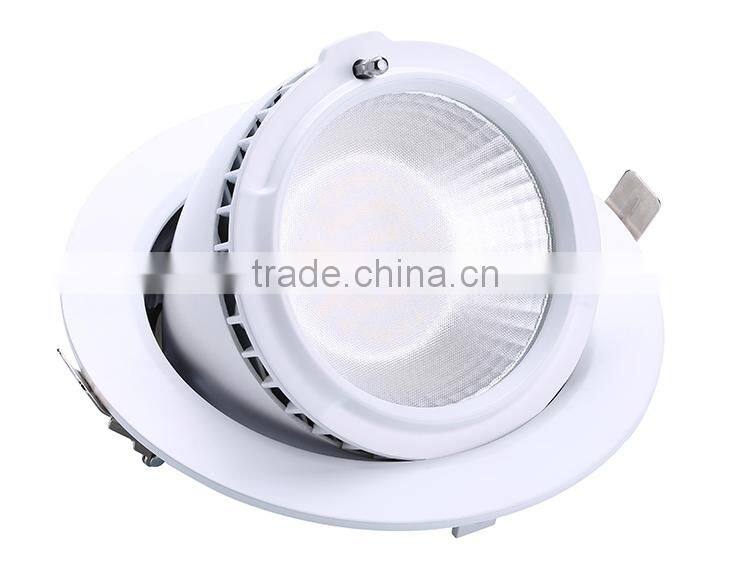 LED windows display downlight adjustable 38w led adjustable downlight