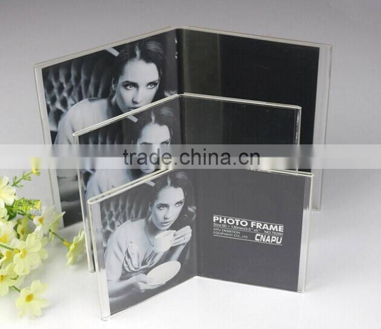 new arrival promotion bespoke good lucid acrylic photo frame cheap price