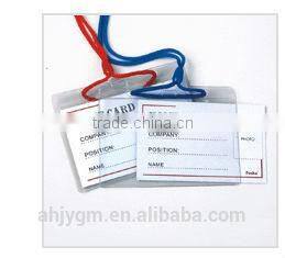 Hot Sale PVC Name Badge with Clips