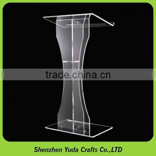 Clear Acrylic Tabletop Podium Stand Plexiglass Lectern