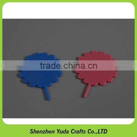 We do all kinds of plexiglass cupcake topper display mini cake toppers for special date