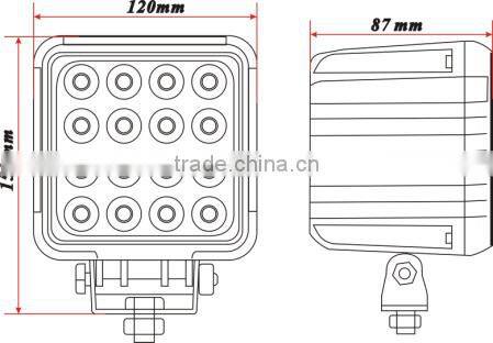 48W high power LED work light mining truck lamp LH-179