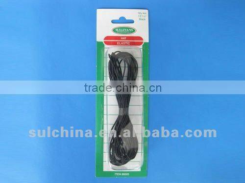 HAT ELASTIC BLACK 4M H/S