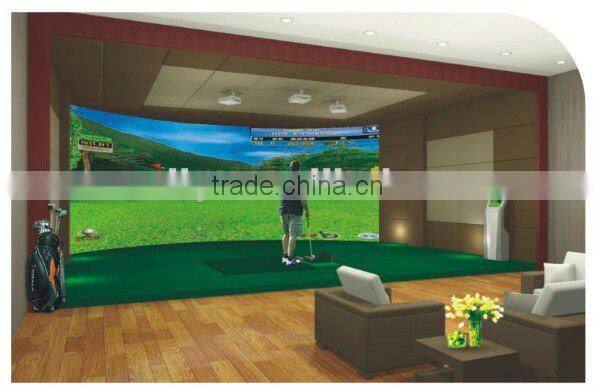 portable indoor golf simulator
