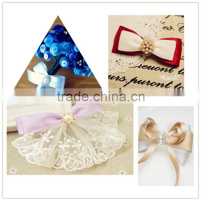 New arrival pearl rhinestone button for apparel