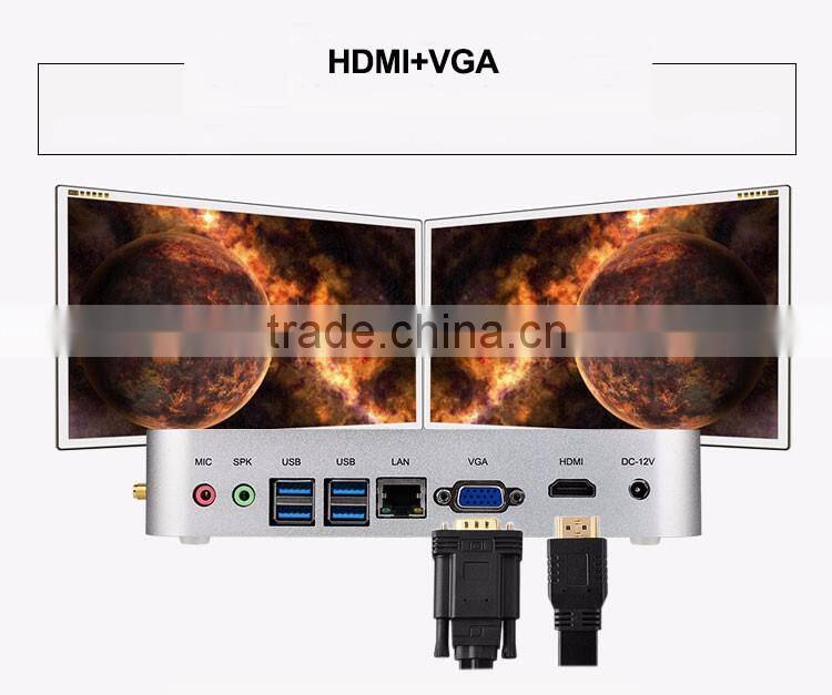 Partaker B1 Business Fanless VGA Intel Core i5 4200u Mini Desktop PC 12V