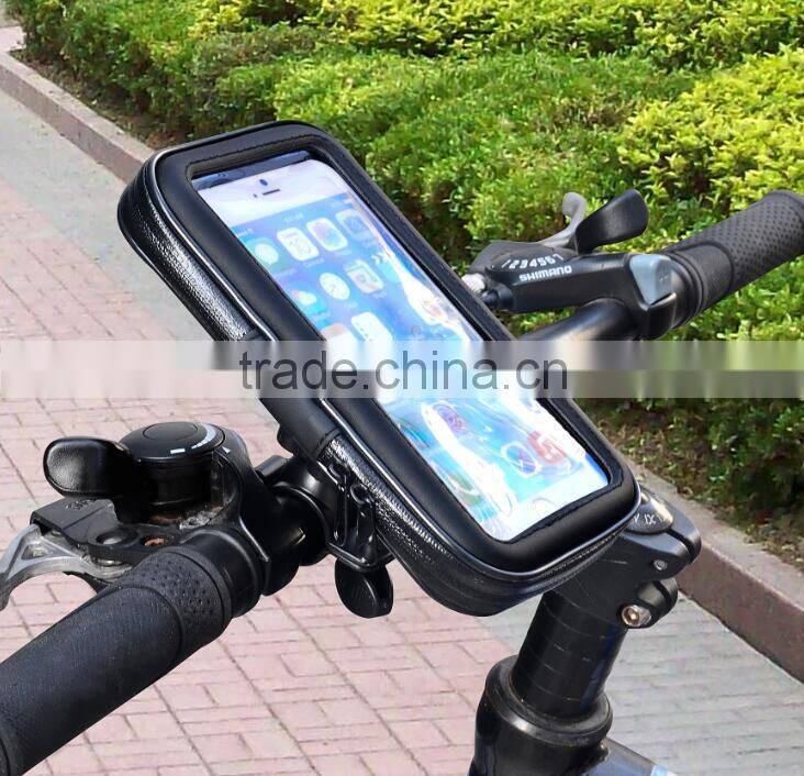 Motorcycle Bicycle Bike Handlebar Holder Mount With Waterproof Case for iphone and Samsung