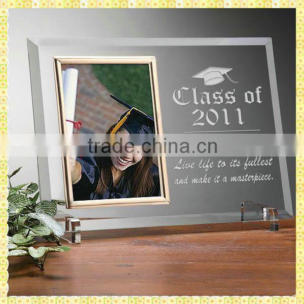 Cheap Photo Frame Glass Coaster For Couple Souvenirs Gifts