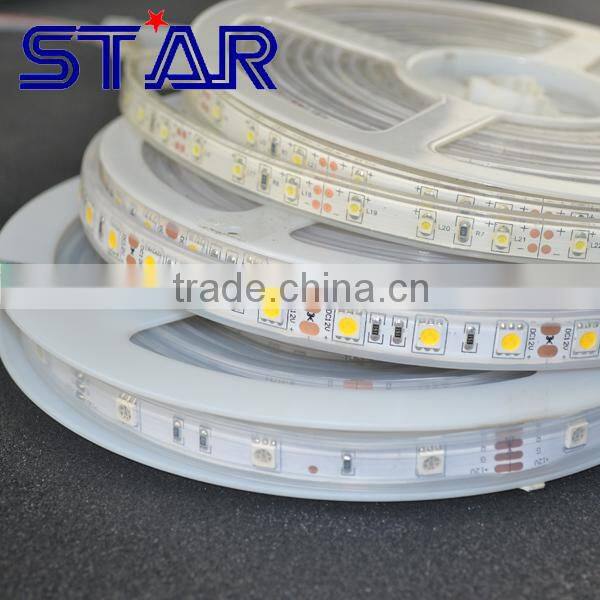 5m/roll 12v SMD3528 4.8w/m dual addressable white led strip