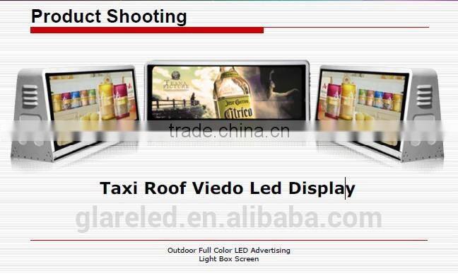 double sided advertisement for cars led display