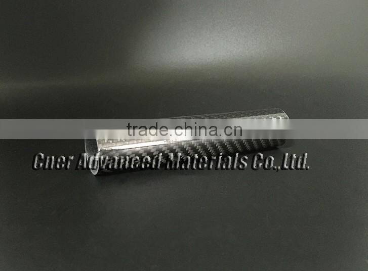 3K Carbon Fiber roller, 2 mm wall thickness or customerized