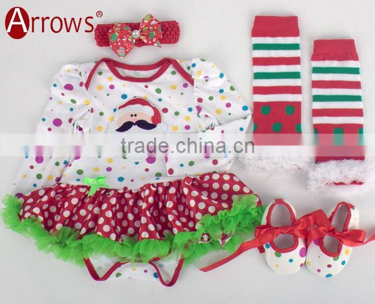 Kids Girl Clothes Outfits Dress Chinese Traditional Dress Kids White Dot Long Sleeve Dresses