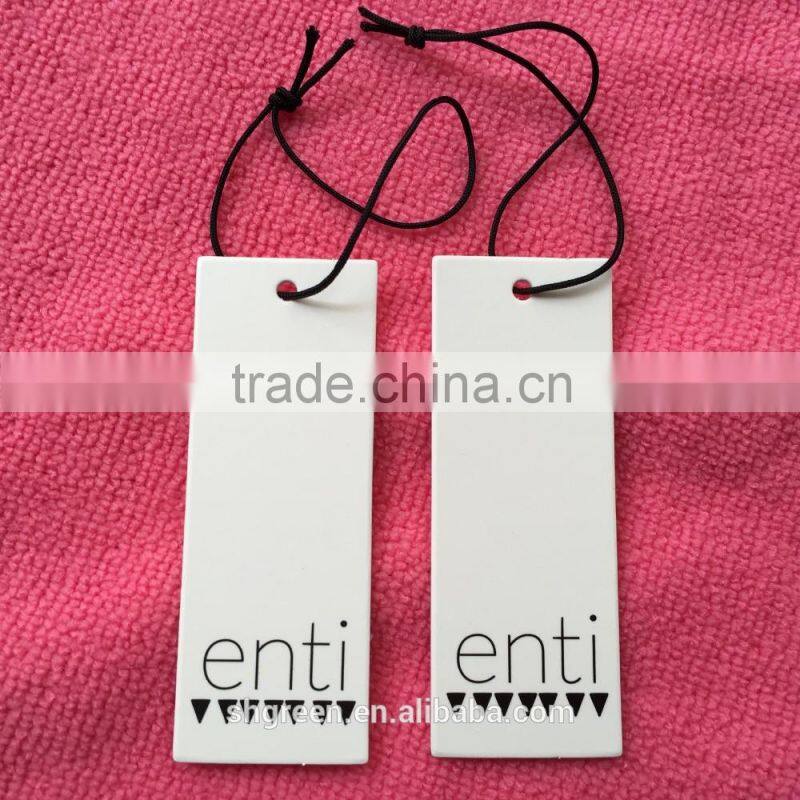 Lovely design paper hangtag for women's dress