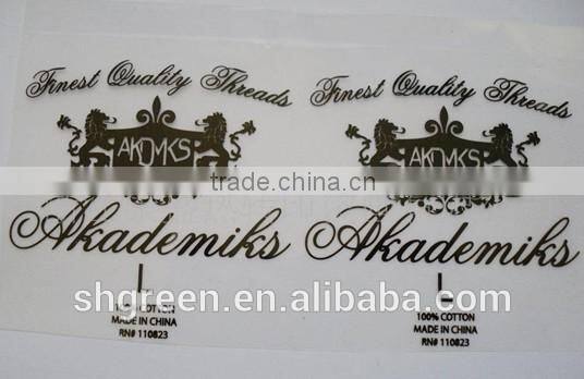 jersey number heat transfer sticker