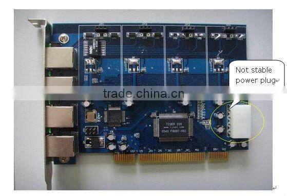 8 port FXS/FXO analog Asterisk PCI-E card