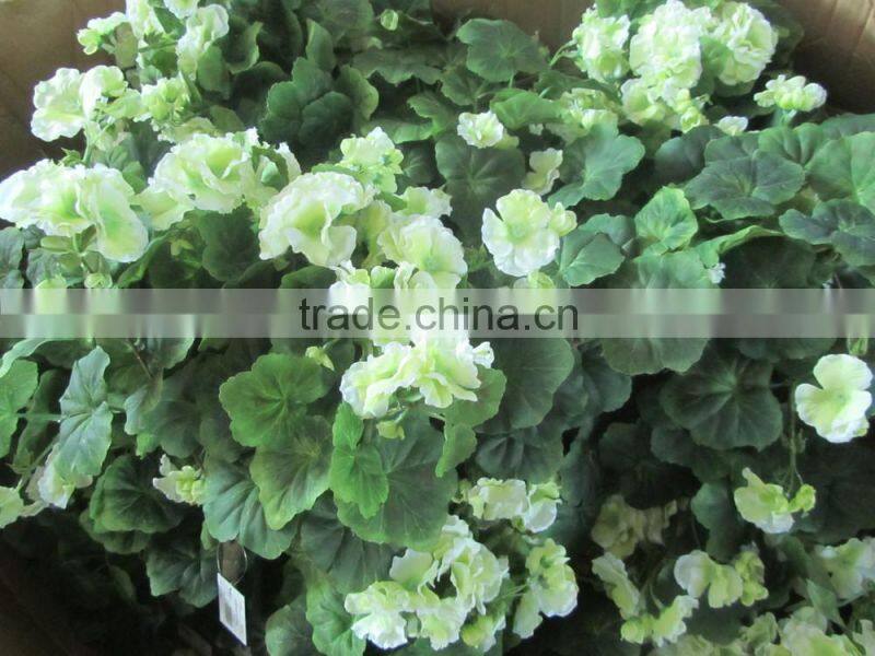 silk geranium bush hanging