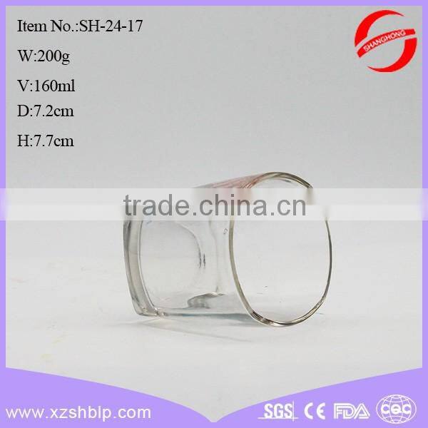 Very green glass abs tube cup Japan 160ml