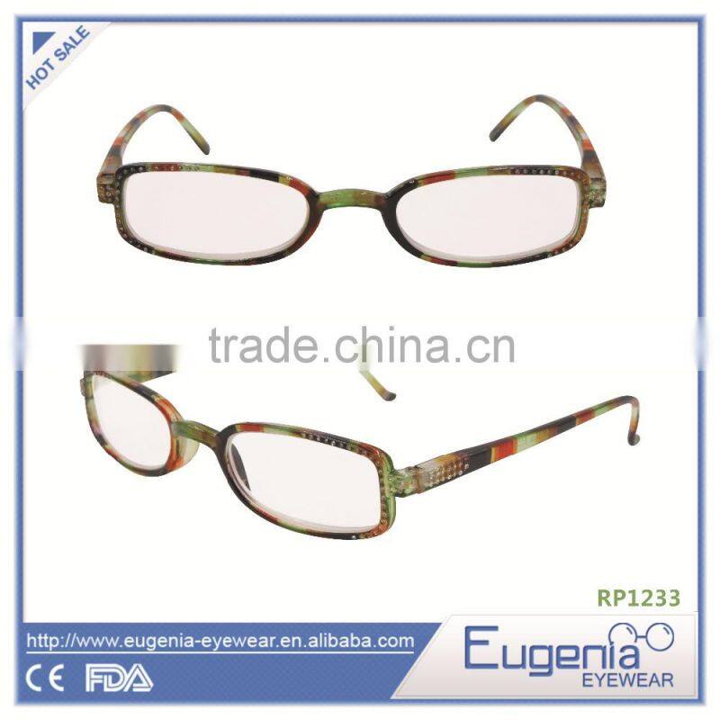 wholesale fashion slim frame optical women reading glasses