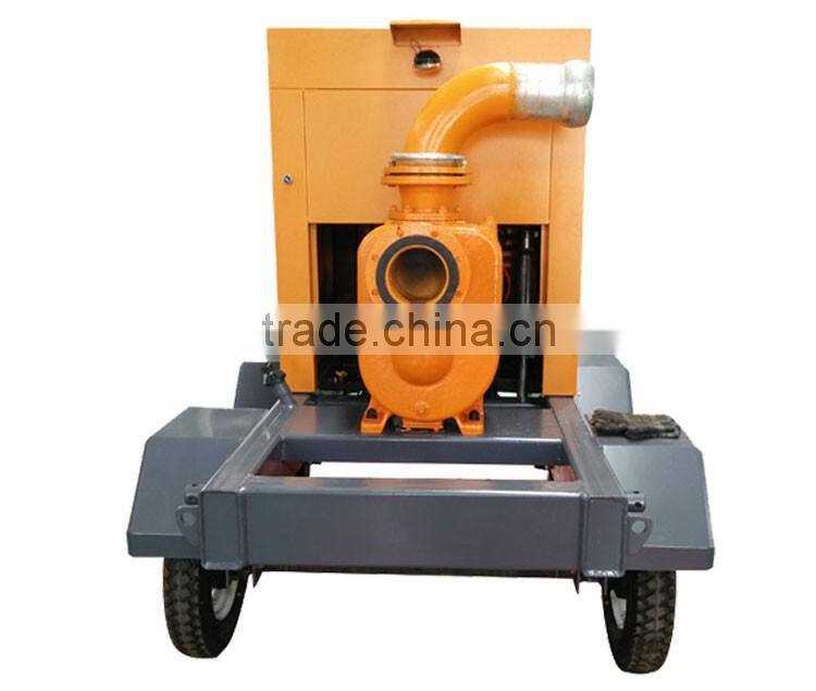 high lift movable diesel sewage water pump 36m3/hr