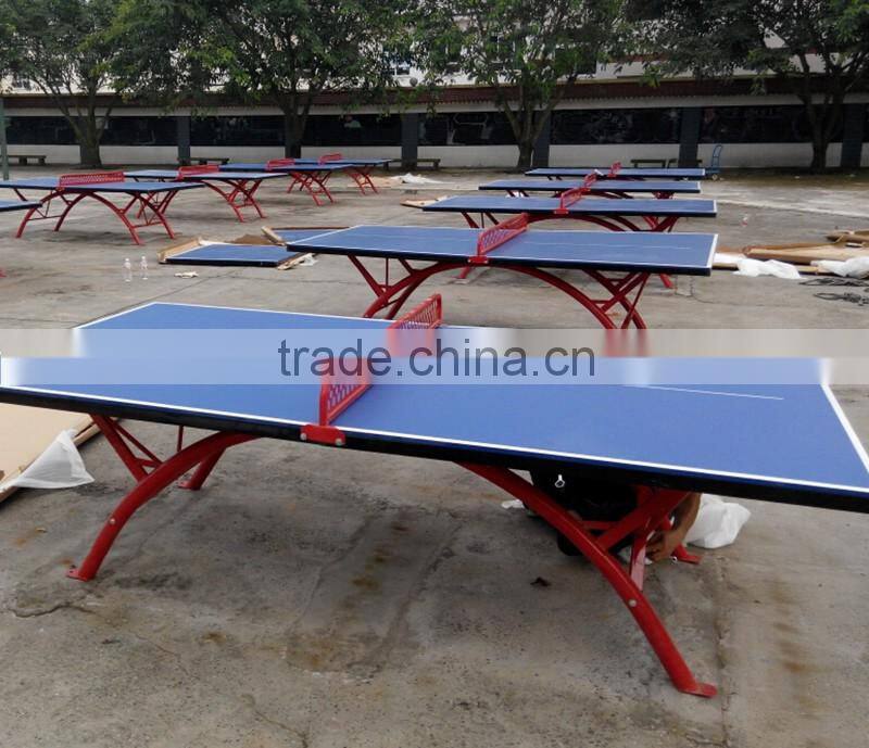 2016 High Quality cheap double power Table Tennis table fou school