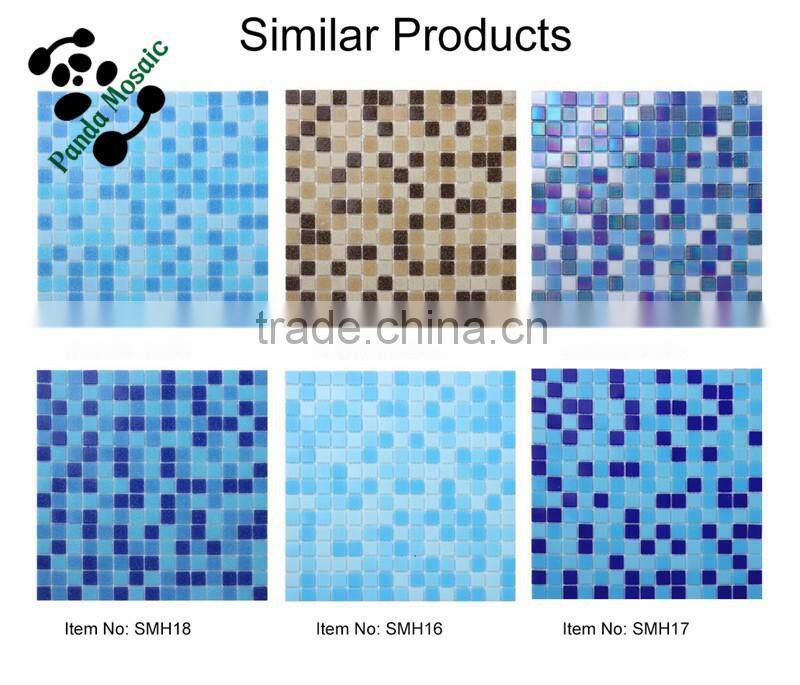 SMH18 Indoor Mosaic Architecture glass mosaic turquoise pools mosaic