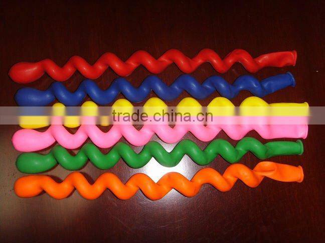 spiral shaped ballon for wedding