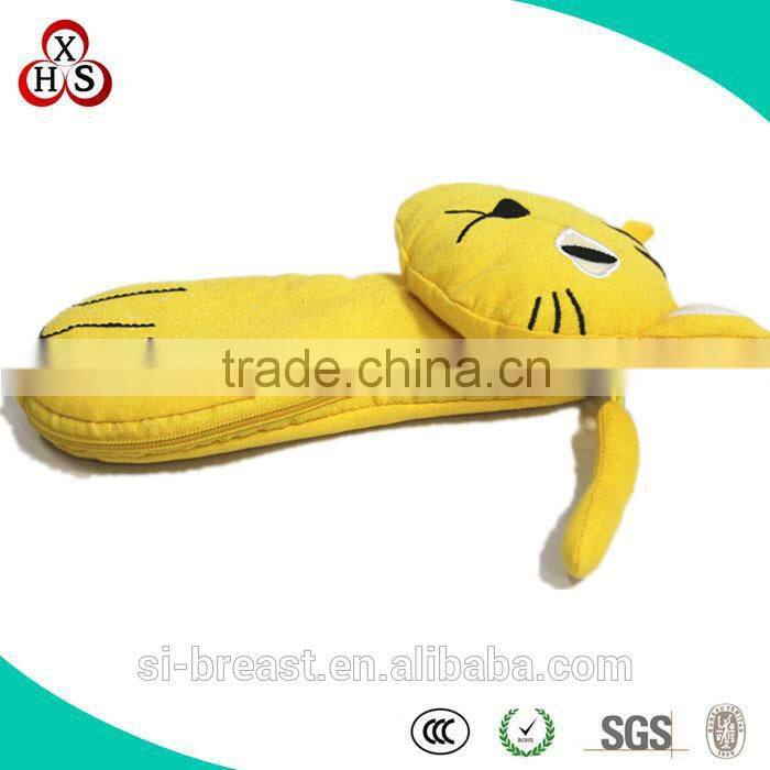 OEM High quality custom fashion plush animal pencil case toys