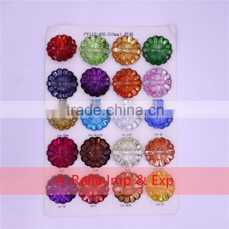 Buttons transparent for garments lady coat button
