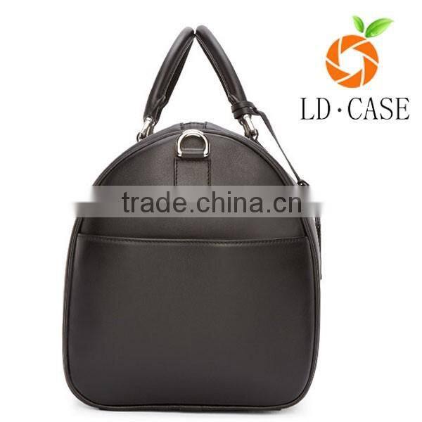 wholesale good quality Lightweight Travel Leather Mens Travel Pouch Luggage Bag