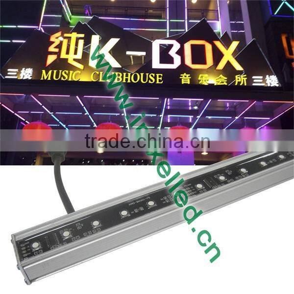 black pcb DMX digital addressable rgb led light rigid bar