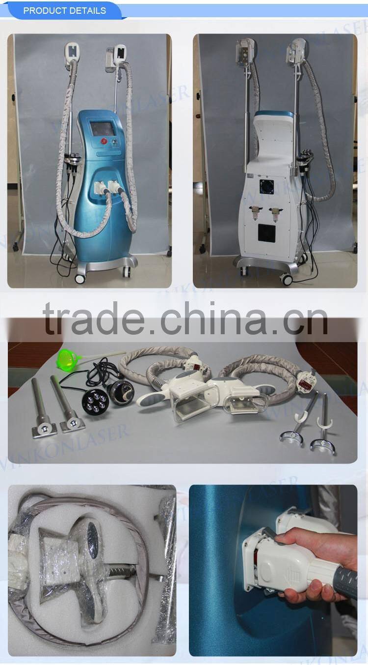 cryolipolysis cool shaping machine / cryolipolysis slimming with RF CAVITATION multifunction system