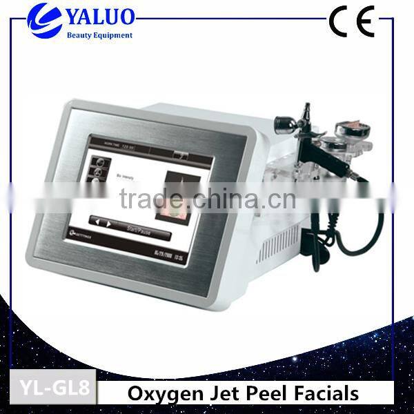 Newest 2015 hot sale photon light skin whitening oxygen jet peel machine