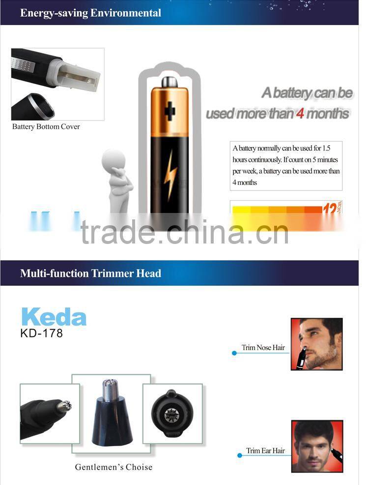 Battery Nose Ear Hair Trimmer