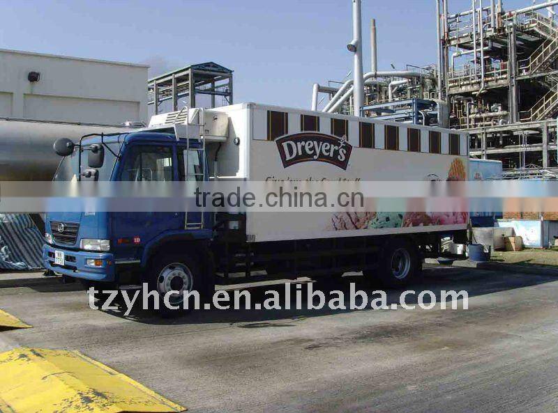 Refrigerator truck for food transportation